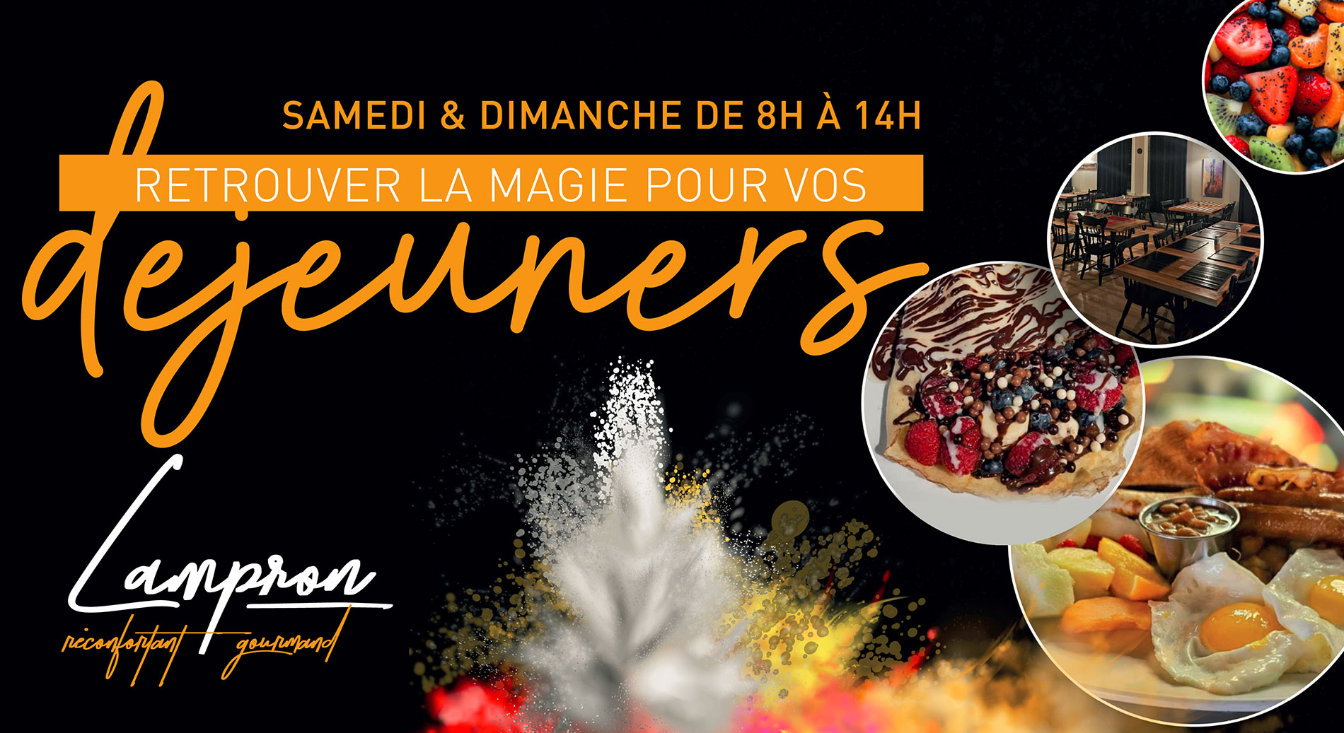 Déjeuners sur place